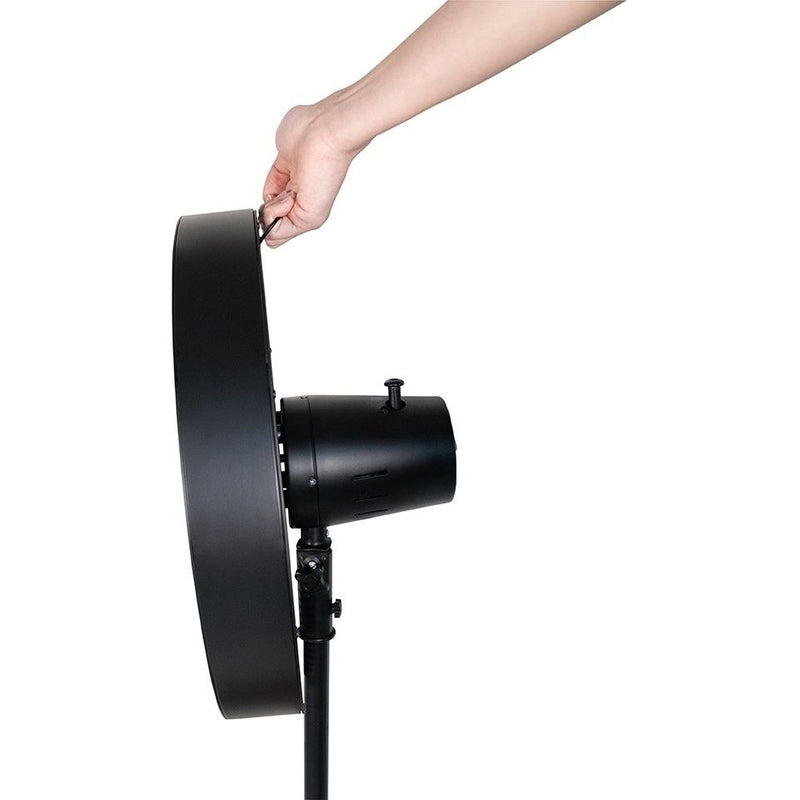 Unold - Umluftventilator Standventilator 86725 Black Steel