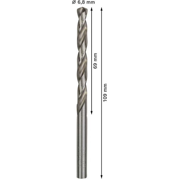 Bosch - Bohrer PRO Metal HSS-G 2608595069 Spiralbohrer 6,8 x