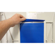 GSAB Elektrotechnik - Schaltplantasche/-halter (Schaltschrank) Schaltplantasche 99.88.10 PVC, blau