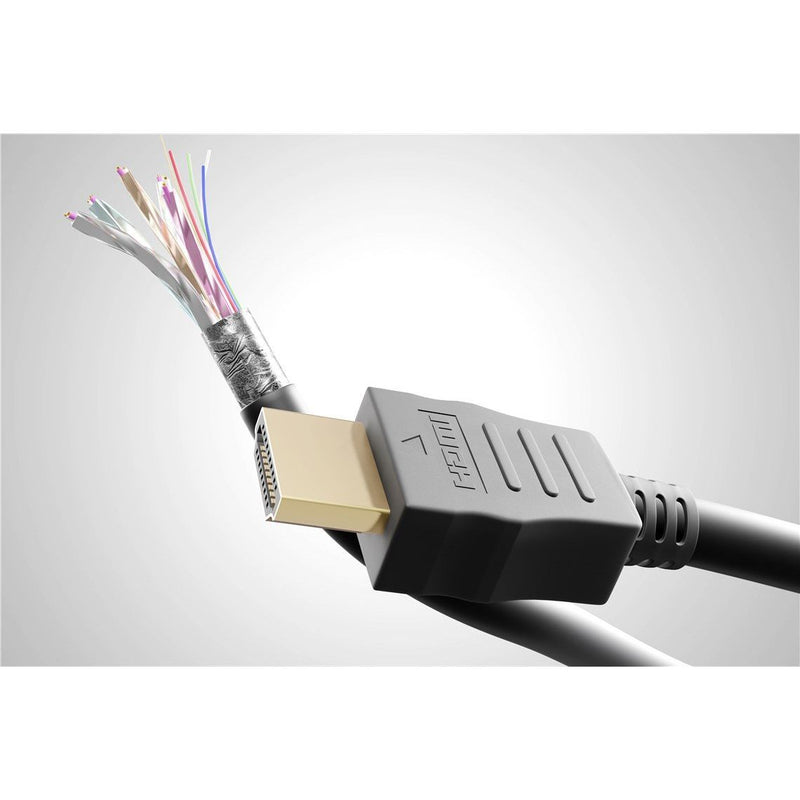 Goobay - Konfektioniertes A/V-Kabel HDMI Kabel HighSpeed 61299 1m,sw