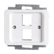 Busch-Jaeger - Einsatz/Abdeckung für Kommunikationstechnik Zentralscheibe stws gl 2561-02-24G für 2 Modular Jack