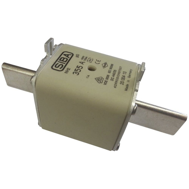 Siba - Messersicherung NH-Sicherungseinsatz 2000413.25 25A NH2/0 gG 500V − 3 Stück