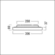 Zumtobel Group - Decken-/Wandleuchte LED-Wand-u.Deckenleuchte LANOSM2500 #42941552 930