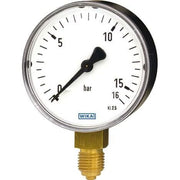 Wika Wiegand - Rohrfedermanometer Rohrfedmano 111.10.040 CU 9384842 1 bar G1/8B