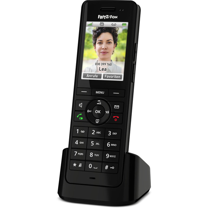 FRITZ - Schnurloses Telefon DECT Telefon FRITZ!Fon X6 schwarz