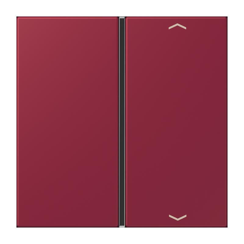 Jung - Abdeckung/Bedienelement für Installationsschalterprogramme Taste 1fach m. Pfeilsymb. LC 401 TSAP 255 le rubis