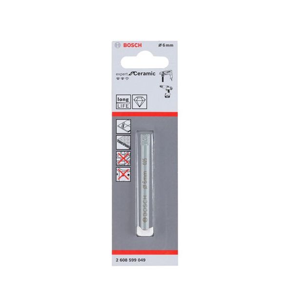 Bosch - Bohrkrone PRO Ceramic dry 2608599049 Bohrer, 6 x 66 mm