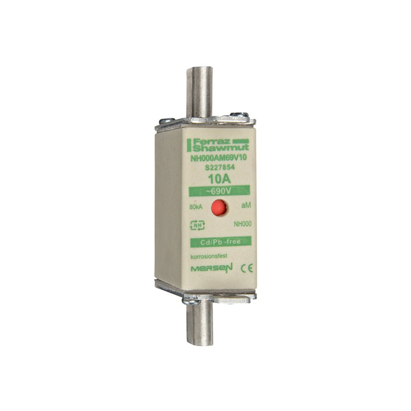 Mersen - Messersicherung NH-Sicherungseinsatz SF NH000AM69V32 Gr.000 aM 32A/690VKM − 3 Stück