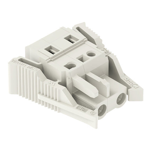 WAGO - Kabelsteckverbinder für Leiterplattensteckverbinder 1-Leiter-Federleiste 721-202/037-000 CAGECLAMP 2,5mm²,lgr − 50 Stück