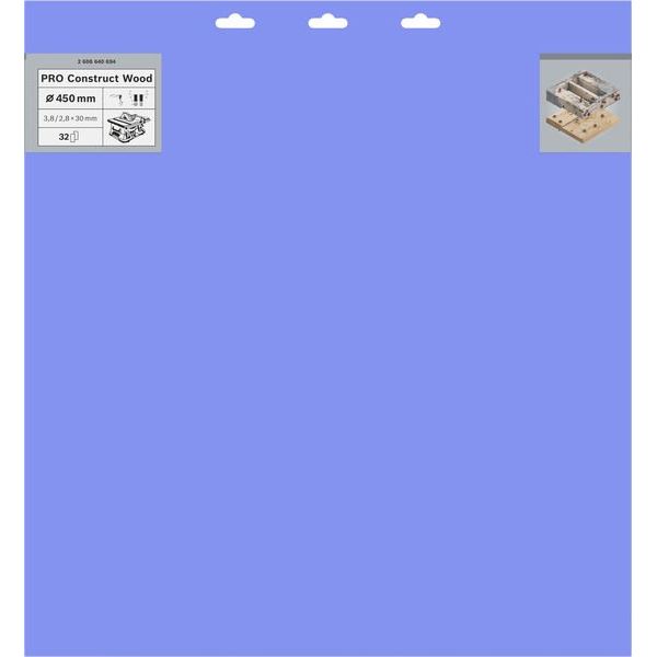 Bosch - Kreissägeblatt PRO Construct Wood 2608640694 Kreissägeblatt 450 x