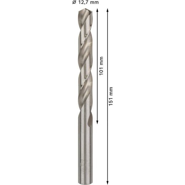 Bosch - Bohrer PRO Metal HSS-G 2608585543 Spiralbohrer 12,7 x