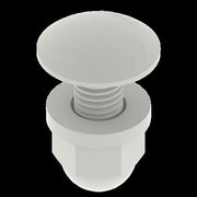Unex - Maschinenschraube/Bolzen Schrauben M8x20 grau 66809-48 U48X DIN603 ISO8677 − 100 Stück
