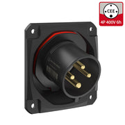 Walther Werke - CEE-Gerätestecker (IEC 60309) CEE NEO Anbaugerätestecker FW732406CC schräg 32A 4P 6h