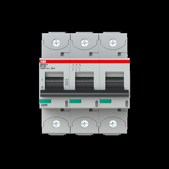 ABB Stotz S&J - Leitungsschutzschalter Strangsicherung S803PV-SP100 100A, 3-polig