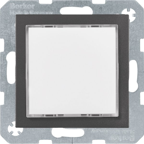Berker - Info-Lichtsignal für Installationsschalterprogramme LED-Signallicht 29511606 RGB anth-matt