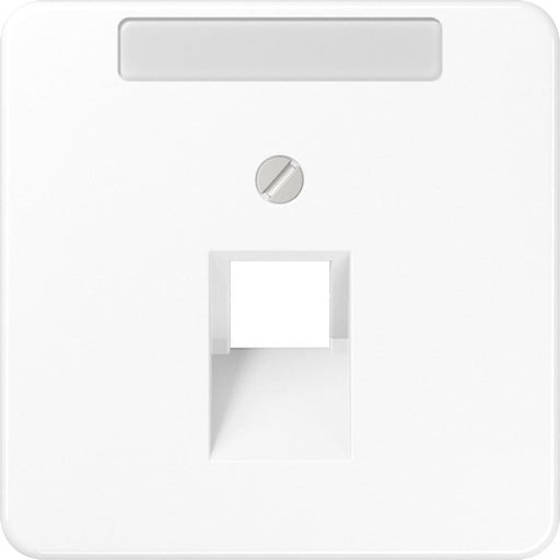 Jung - Einsatz/Abdeckung für Kommunikationstechnik Abdeckung Schriftfeld aws CD 569-1 NAUA WW für IAE/UAE-Dose