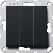 Gira - Installationsschalter Wippschalter 2830005 BS 3-f. Aus sw