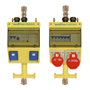 Walther Werke - CEE-Steckdosen-Kombination (IEC 60309) Hängesteckdosenkombination 6H53004LA 40A 4 MCBs