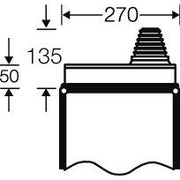 Hensel - Einführungsflansch für Kleingehäuse/Schaltschrank Anbauflansch FP FG 272