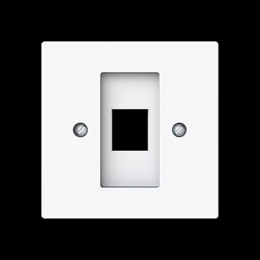 Busch-Jaeger - Einsatz/Abdeckung für Kommunikationstechnik Zentralscheibe m. Tragring 2561-44G Modular-Jack