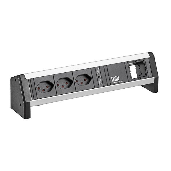 Bachmann - Mehrfachsteckdose Steckdosenleiste 9.020.220 DESK 3xCH T13