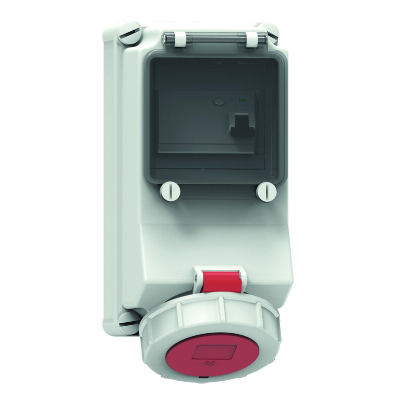 Bals Elektrotech - CEE-Steckdose abschaltbar, abgesichert (IEC 60309) Wandsteckdose abgesichert 15128 32A 4p 400V 6h IP67