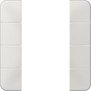 Jung - Abdeckung/Bedienelement für Installationsschalterprogramme Tastensatz, 4fach CD 504 TSA LG komplett − 1 Stück