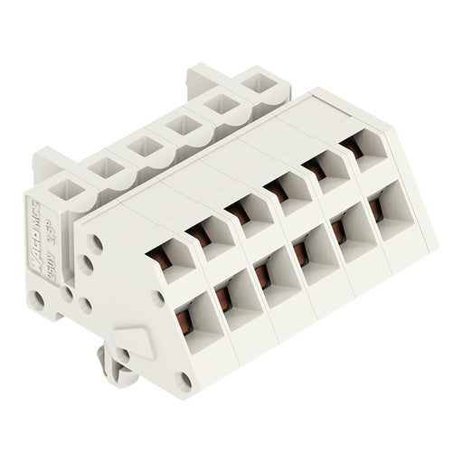 WAGO - Kabelsteckverbinder für Leiterplattensteckverbinder 1-Leiter Federleiste 721-306/008-000 CAGECLAMP 2,5mm²,lgr − 25 Stück