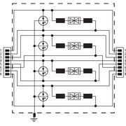 DEHN - Überspannungsableiter für Informations-/MSR-Technik ÜS-Ableiter DEHNpatch DPA M CAT6 RJ45S 48