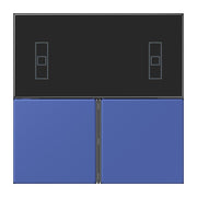 Jung - Abdeckung/Bedienelement für Installationsschalterprogramme Tastensatz 3fach LC 4093 TSA 206 bleu outremer 31