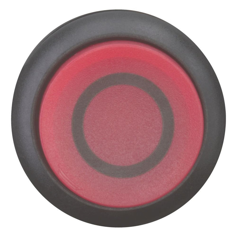 Eaton - Frontelement für Drucktaster Leuchtdrucktaste M22S-DLH-R-X0 hoch,rot,beschr