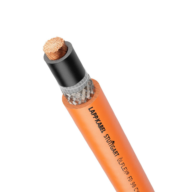Lapp Kabel&Leitung - Energiekabel >= 1 kV, für ortsveränderlichen Einsatz ÖLFLEX FD 90 CY 1X35 0026657/50 − 50 Meter