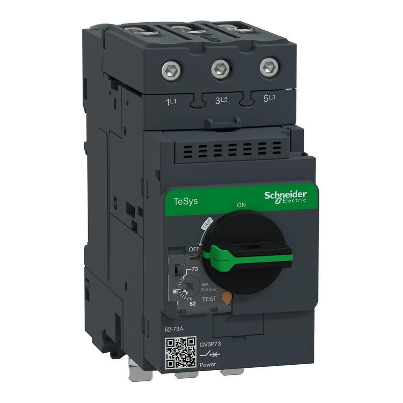 Schneider Electric - Leistungsschalter für Motorschutz Motorschutzschalter 3pol. GV3P731 73A Mag