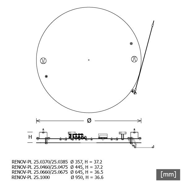 LTS Licht&Leuchten - Lichtleiste LED-Sanierungs-Kit RENOV-PL2.0675.840/D 840, DALI