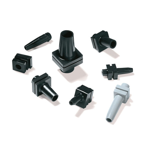 HellermannTyton - Durchführungstülle Schnurschutzformtüllen H125 PVC BK 1000 schwarz − 1000 Stück