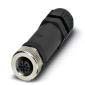 Phoenix Contact - Rundsteckverbinder, feldkonfektionierbar (Industriesteckverbinder) Steckverbinder SACC-M12FS #1556838 5-polig gerade M12