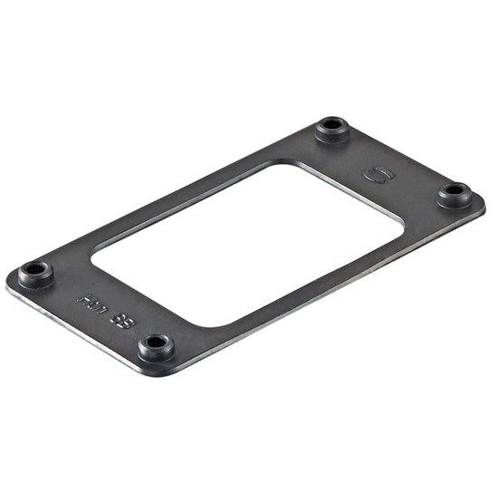 Harting - Zubehör/Ersatzteile für Industriesteckverbinder Flanschdichtung 09300009801 NBR, schwarz − 10 Stück