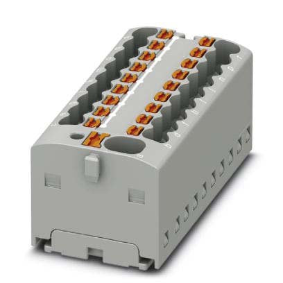 Phoenix Contact - Durchgangs-Reihenklemme Verteilerblock PTFIX 4/18X1,5-G GY − 20 Stück