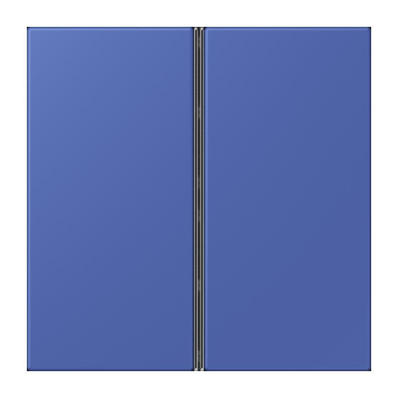 Jung - Abdeckung/Bedienelement für Installationsschalterprogramme Tastensatz 2fach LC 402 TSA 206 bleu outremer 31