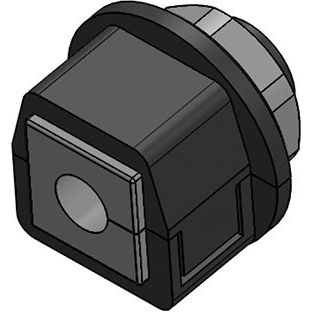 Icotek - Kabelverschraubung Kabelverschraubung KVT 20 sw teilbar − 10 Stück