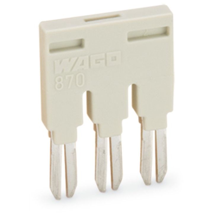WAGO - Querverbinder/Brücker für Reihenklemme Kammbrücker 870-406 6-fach, lgr − 25 Stück