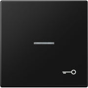 Jung - Abdeckung/Bedienelement für Installationsschalterprogramme Wippe 1-fach LS 990 KO5 T SWM graphitschwarz matt