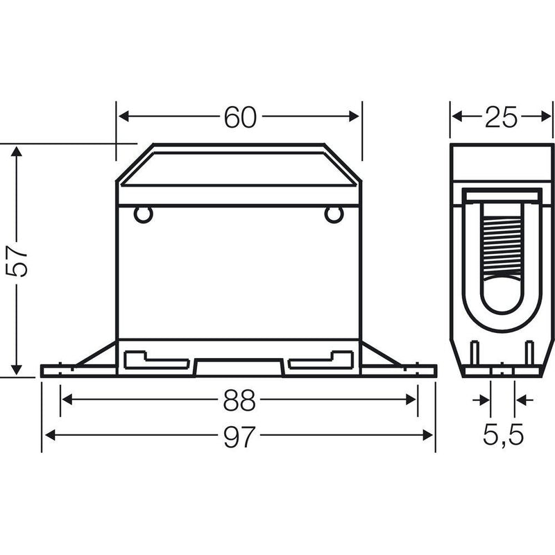 Hensel - Ein- und mehrpolige Klemmenleiste N-Klemme Mi NK 1 f.Mi4150,Mi5150