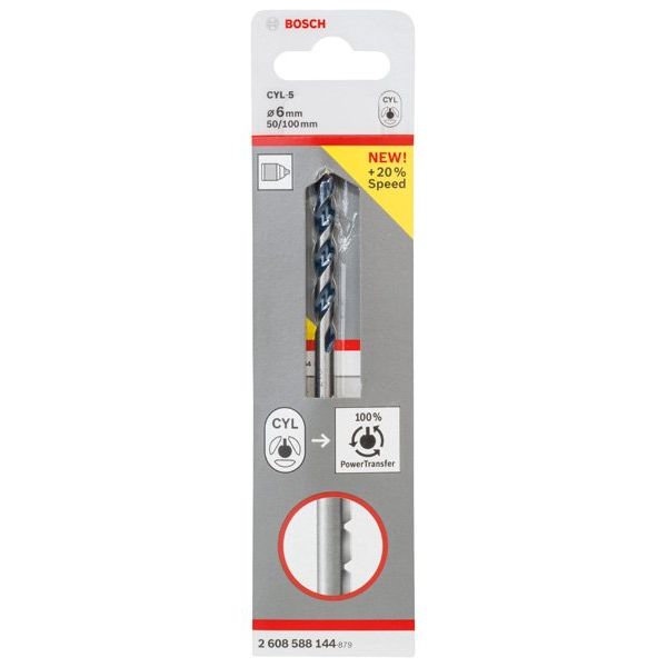 Bosch - Bohrer Betonbohrer CYL-5, Blue 2608588144 Granite 6 x 50 x 100