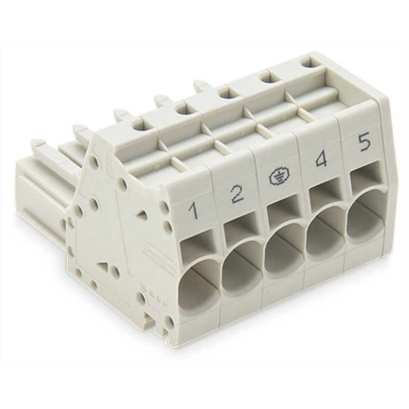 WAGO - Ein- und mehrpolige Klemmenleiste 1-Leiter-Federleiste 831-3105/000-9035 CAGECLAMP,10mm²,lgr − 24 Stück