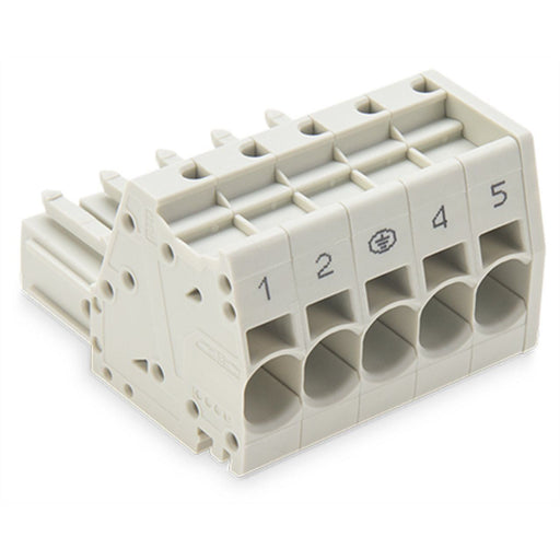 WAGO - Ein- und mehrpolige Klemmenleiste 1-Leiter-Federleiste 831-3105/000-9035 CAGECLAMP,10mm²,lgr − 24 Stück