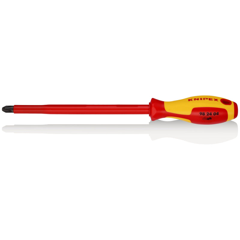 Knipex - Kreuzschlitz-Schraubendreher Kreuzschlitz-Schraubendr. 98 24 04 Phillips, 320mm