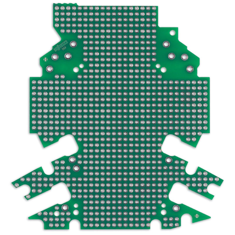 WAGO - Elektronik-Leergehäuse Lochrasterplatine 2857-194/3140-000 1-1-Anschlussebenen − 5 Stück