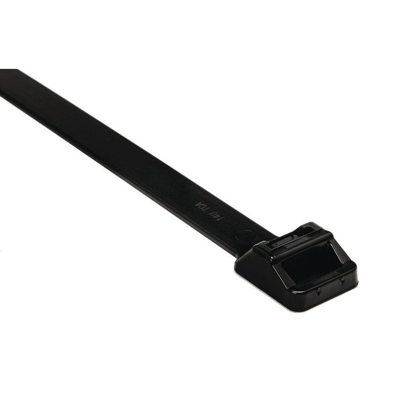 HellermannTyton - Kabelbinder T250L-PA66-BK-Q1 880x12,5mm, Schwarz − 250 Stück