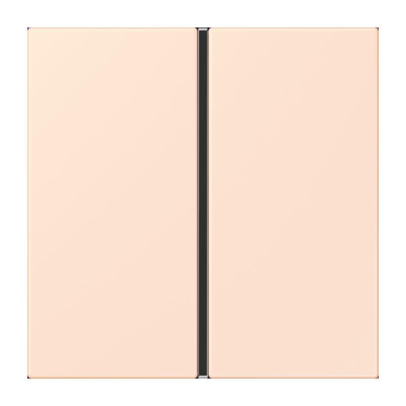 Jung - Abdeckung/Bedienelement für Installationsschalterprogramme Tastensatz 1fach LC 401 TSA 226 orange pale